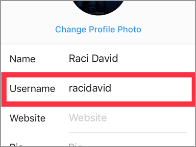 چگونه می توان نام کاربری یا username را در اینستاگرام تغییر دهیم,روشتک,raveshtech