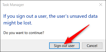 چگونه با استفاده از Task Manager می توان اکانت های دیگر در ویندوز 10 را sign out کرد؟,روشتک,raveshtech