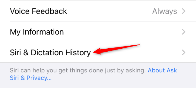 پاک کردن تاریخچه Siri در آیفون و آیپد