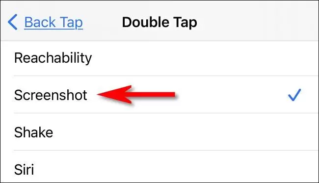 روش اسکرین شات گرفتن آیفون با تپیدن پشت آن در iOS 14